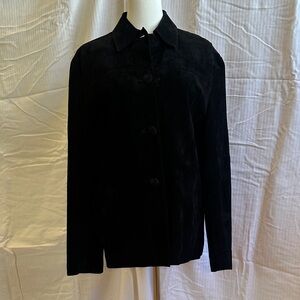Women's Black Suede Jacket